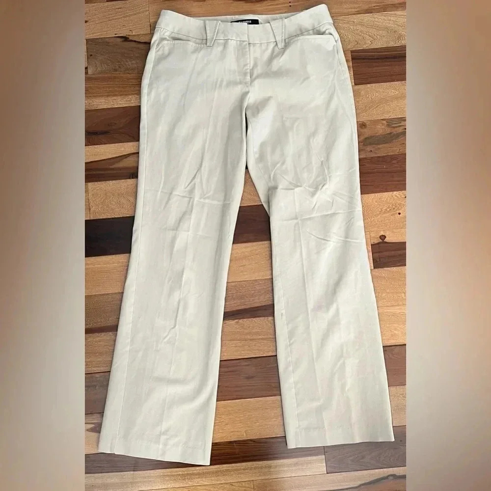 Express STRETCH | ladies khaki slacks, pants. Size: 5/6R - Picture 10 of 11